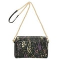 thumbnail image 2 of FORMRS Women Crossbody Purse with Chain Strap Vegan Leather Shoulder Handbag, Purple Floral Pattern, 2 of 7