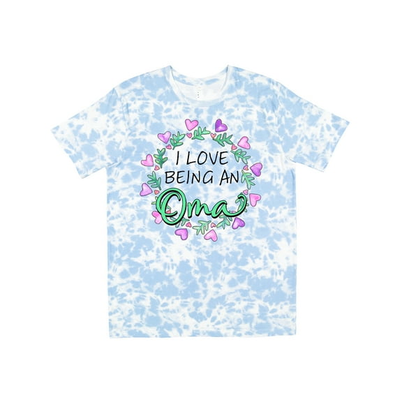 Inktastic I Love Being an Oma Circle of Hearts T-Shirt