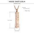 thumbnail image 2 of Tree of Life Urn Necklace for Ashes Cylinder Bar Necklace for Ashes for Women Men Keepsake for Ashes Memory Cremation Jewelry, 2 of 9