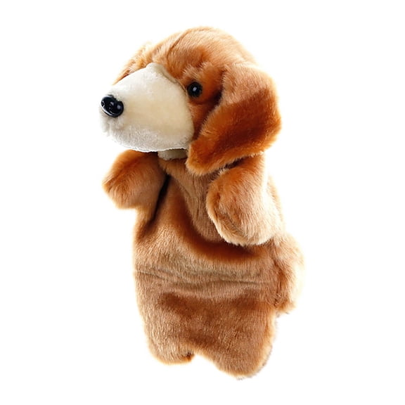 A Dog Hand Puppet Soft Plush Animal Toy For Kids Storytelling Teaching Kindergarten Role Play Interactive Puppet