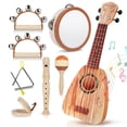 thumbnail image 1 of Set de instrumentos musicales Vanplay Kids 3-5 años con ukelele, 1 of 6