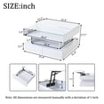 thumbnail image 2 of Table basse relevable Noble House avec éclairage DEL brillant, blanche, 2 of 9