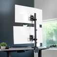 thumbnail image 2 of VIVO Support de Bureau pour Moniteur Ultra-Grand à Double Empilage Vertical avec Bras d'Extension, Support Réglable Extra Haut et Robuste pour 2 Ultr, 2 of 9