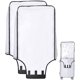 thumbnail image 1 of 2 uds. Funda protectora para maleta de PVC transparente, funda protectora para maleta de viaje de 26 ", funda protectora para equipaje transparente, fundas impermeables para maleta, funda protectora para equipaje JM MX-0134478FYD, 1 of 5