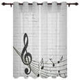 thumbnail image 2 of Patio Curtain Red Brick Retro Indoor Living Room Bedroom Kitchen Outdoor Drape For Porch Gazebo Pergola Canopy Beach, 2 of 7