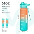 thumbnail image 2 of Venture Pal 32oz Motivational Cute Water Bottle with Time Marker & Removable Strainer, 2 of 6