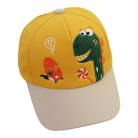 

Baby Cute Travel Leisure Dinosaur Matching Color Cap C