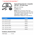 thumbnail image 2 of Engine Oil Pump Chain Set - Compatible with 2007 - 2014 Mini Cooper 2008 2009 2010 2011 2012 2013, 2 of 2