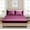 Purple, variant on Twin Satin Fitted Sheet Purple - Silky Smooth Cooling Bed Bottom Sheet for Teens, Deep Pocket