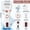 White, variant on Electric Foot Callus Remover Tool, Rechargeable Callus Removers Kit Extra Thick, Heel, Hand, Skin for Gift White