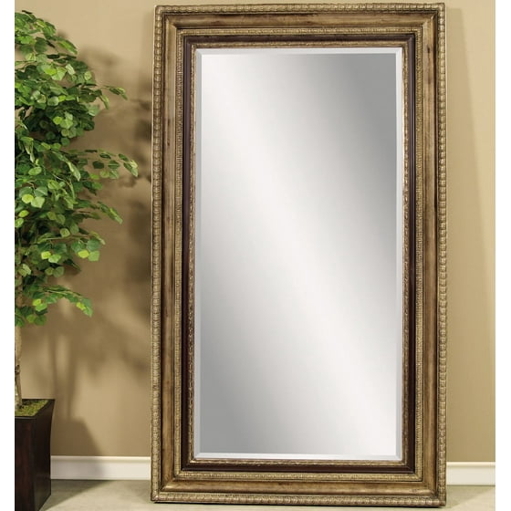 Bassett Old World Sergio Leaner Mirror In Antique Gold