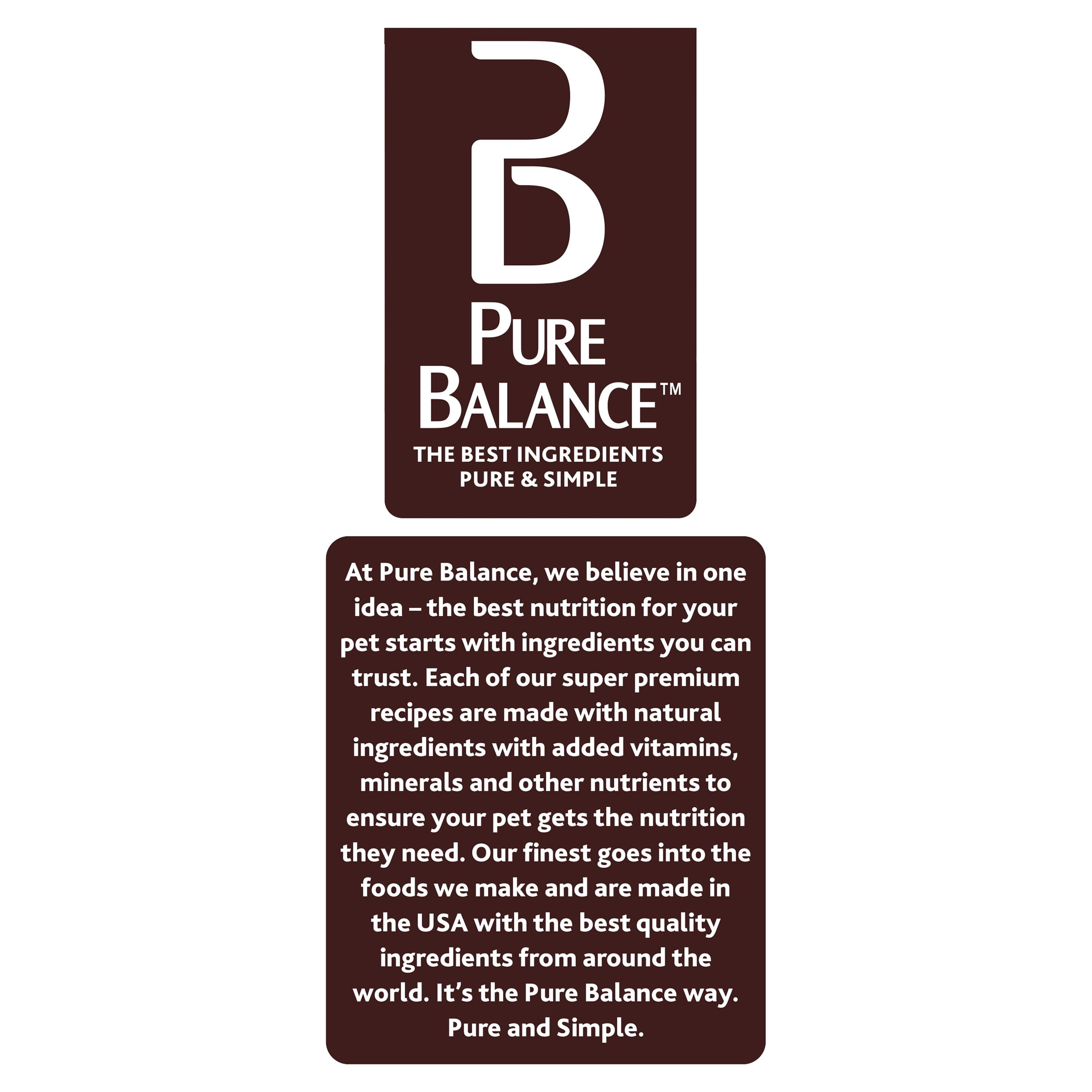 Pure Balance Grain-Free Chicken & Pea Recipe, Dry Dog Food, 4 lb