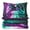 Green Purple, variant on PERFEMET Gaming Bedding Set for Boys,3-Piece 3D Green Purple Lightning Game Controller Kids/Teens Bedding,Twin