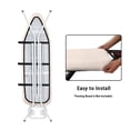thumbnail image 5 of HELLHERO Solid Print Ironing Board Cover Polyester Iron Cover for Ironing Board, Scorch Resistant Ironing Board Cover Protector Decorative Covers for Ironing Board, 54" x 15" Inch, 5 of 6
