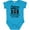 Turquoise, variant on Inktastic Future Dominoes Player Game Boys or Girls Baby Bodysuit