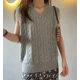 thumbnail image 5 of Chaleco sin mangas tejido con cuello en V para mujer, suéter ajustado, camisa, Jersey de punto, Tops informales, novedad de verano 2023, 5 of 5