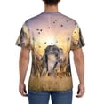thumbnail image 2 of Naloa Vintage Wildlife Protection Men's T-Shirt Sport T-shirt Men's Basic Tee Casual Men's Shirt, Round Neck, Short Sleeves - XX-Large, 2 of 5