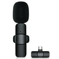 thumbnail image 1 of microphone Cravate Sans Fil Adapté aux Réunions, Cours en Ligne, Jeux, performances en Direct, mini microphone Sans Fil compatible avec iPhone et Android, 1 of 8