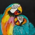 thumbnail image 3 of Orme, E. Anthony 15x15 Black Modern Framed Museum Art Print Titled - Playful Parrot, 3 of 5