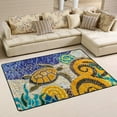 thumbnail image 5 of Soft Rug Large Area Rugs, Turtle and Marine Life Comfortable Indoor Carpet, Baby Play&nbsp;Mat for Living Room Bedroom Nursery Home Decor Floor Mat 72 X 48 Inch, 5 of 5