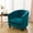 Blue, variant on Topchances 2-Piece Tub Chair Covers, Tub Sofa Slipcover Velvet Barrel Club Chair Covers Stretch Armchair Slipcovers for Dining Living Room Office Reception
