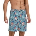 thumbnail image 2 of Easygdp Independence With Gnome Men's Short Pajama Pants, Sleep Shorts, Household Pants, Casual Pants with Pockets - Small, 2 of 9