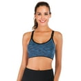 thumbnail image 1 of FUTATA Women's Sports Bra, Wireless Post Surgery Bra Active Yoga Sports Bra For Fitness Workout Running, 1 of 6
