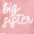 thumbnail image 7 of Toddler Girls Knit Sweater With Letter Floral Embroidery Cute Crewneck Top Casual Clothes, 7 of 7