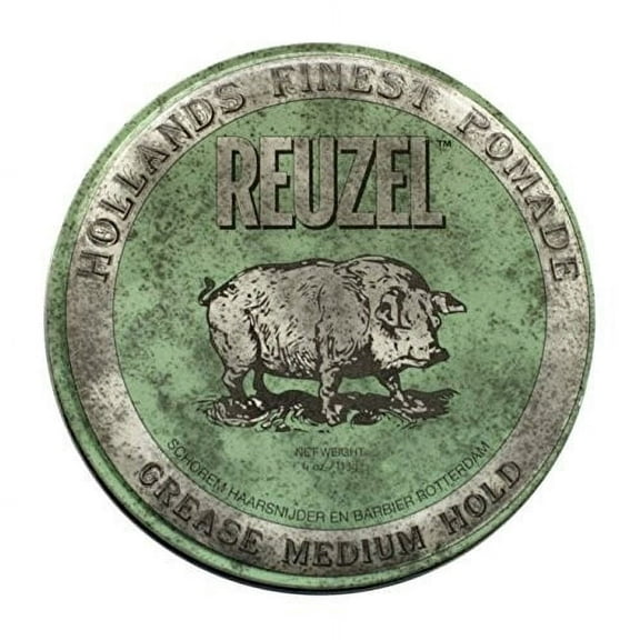 Reuzel Green Grease Medium Hold Pomade Hog 12oz