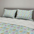 thumbnail image 2 of Llama Comforter & Sham Bedding Set, Americas Endemic Animal Alpaca and Cactus, 3 pcs Duvet Set Microfiber Filling Quilt, 5 Sizes, Multicolor, by Ambesonne, 2 of 4