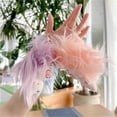 thumbnail image 5 of Messy Hair Explosion Toothless Cotton Doll Toy pink+black, 5 of 5