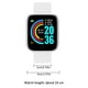 thumbnail image 2 of Bluetooth 4.0 Reloj Frecuencia Cardíaca Presión Arterial Reloj Inteligente Recordatorio de Masaje Reloj de Pulsera de Fitness, Reloj, Plata Blanco yuarrent EL5008-02B, 2 of 2