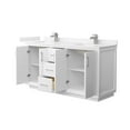 thumbnail image 6 of Wyndham Collection WCF414166DGBWCUNSMXX Strada 66" Free Standing Double Basin Vanity Set -, 6 of 7