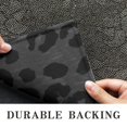 thumbnail image 6 of Black and Orange Leopard Print Washable Non Slip Indoor Door Mat, Decorative Entry Rug for Entrance, Bedroom, Kitchen, Bathroom, 20"x32", 6 of 6