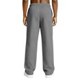 thumbnail image 5 of Havenx Mens Sweatpants Wide Leg Drawstring Pants with Pockets Elastic Waist Bottoms Textured Open Bottom Baggy Casual Athletic Workout Lounge Pant,Gray 2XL, 5 of 6