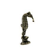 Brass Solid hippocampus Figurine Statue Home Ornament Figurines Collectibles
