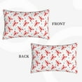 thumbnail image 2 of Zufioo Lobsters And Sea Stars Print Double-sided Plush Pillow Cover,Decorative Pillow Protector without Pillow Core, Suitable for Sofa, Bedroom, Car-16"x24", 2 of 6