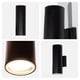 thumbnail image 4 of Aplique pared exterior, IP44, acabado negro, 2 luces E27, 10W, 4 of 4