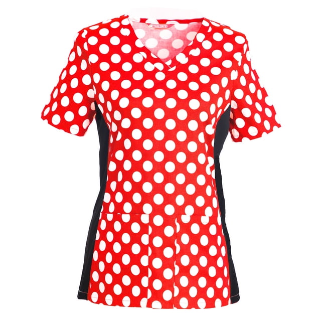 Women's Print Scrub Top