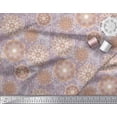 thumbnail image 3 of Soimoi Poly Georgette Fabric Floral Mandala Artistic Print Fabric by The Yard 42 Inch Wide, 3 of 3