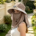 thumbnail image 4 of Anckoeil Solar Charging Fan Sun Hat with Face Cover, Adjustable Breathable Sun Protection Hat for Outdoor Cycling Hiking, 4 of 5