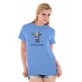 thumbnail image 5 of Weight Gain Scale Fitness Funny Women's Graphic T Shirt Tees Brisco Brands L, 5 of 6