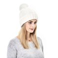 thumbnail image 4 of Womens Winter Hat Cold Weather Gear Winter for Women Winter Hats Soft Knit Hat With Warm Knitted Snow Cap, 4 of 6