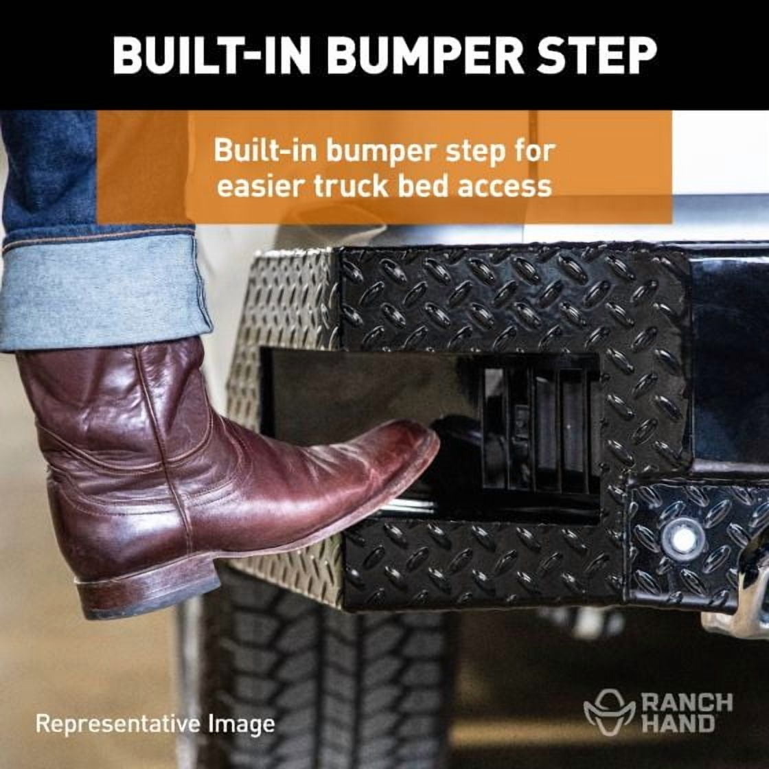 Ranch Hand SBD031BLL Sport Series Back Bumper Fits Ram 1500 Ram 2500 Ram 3500 Fits select: 2003,2005-2008 DODGE RAM 1500