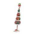 thumbnail image 2 of Adorno de árbol de donuts Navideño Hugo para Estantería Decorativa de encimera, 2 of 9