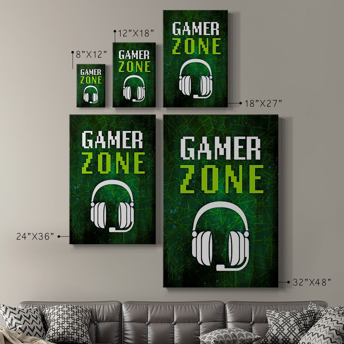 It's Game On IV Premium Gallery Wrapped Canvas - Ready to Hang