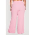 thumbnail image 4 of Women's Plus Size High Waisted Seersucker Wide Leg Pants, 4 of 4