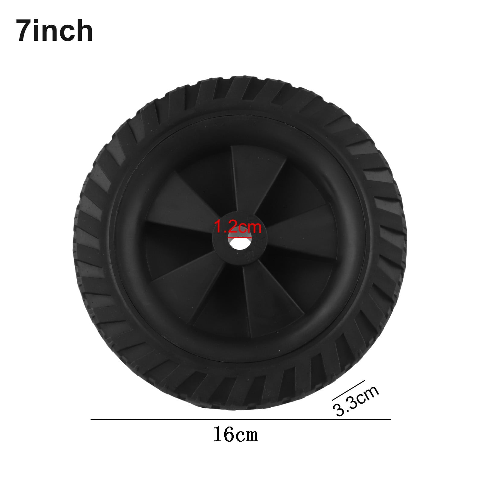 Non-Slip Wheels Compressor Caster Wheels Garage Comes With Screws Easy To Install Oil-Free Machines Compatible Fangkenuo