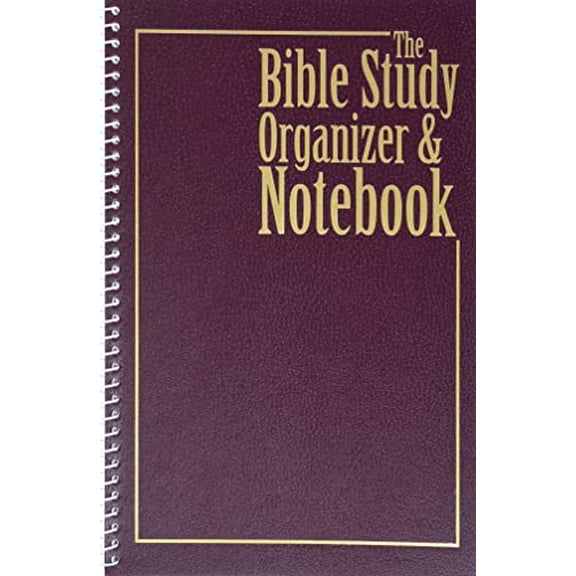 Pre-Owned Bible Study Organizer & Notebook (Spiral-bound) 1557484600 9781557484604