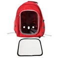 thumbnail image 2 of Cat Carrier Backpack, Transparent Ventilation System Dog Backpack Ergonomic  for Travel Trip for Outdoor Activities, 2 of 7